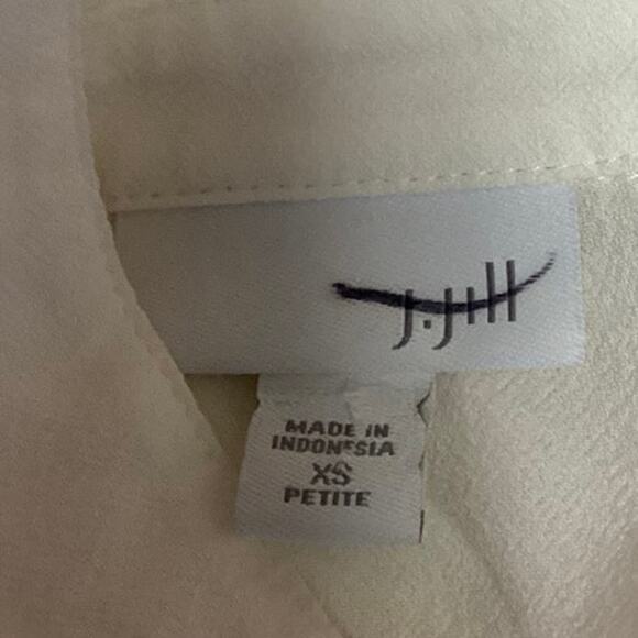 J.Jill Women's White Casual Long Sleeve Collared Button Down Shirt Top Size XS - Picture 3 of 4